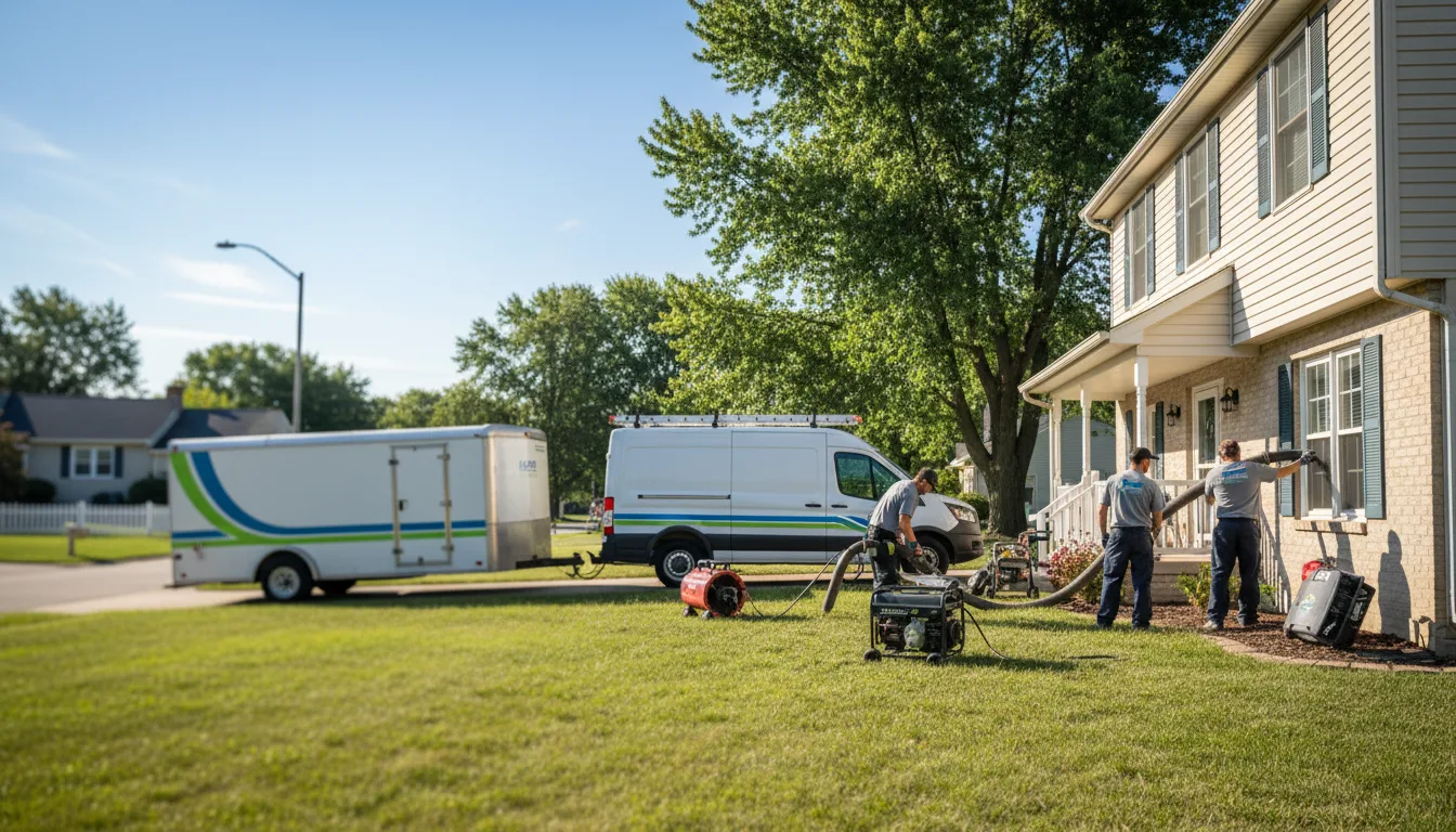 Flooded Basement Restoration And Cleanup With Repair in Trout Creek, MI near me